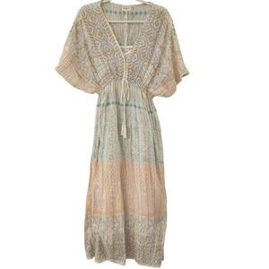 World‎ Market Maxi Dress Printed Lightweight Boho Size S/M